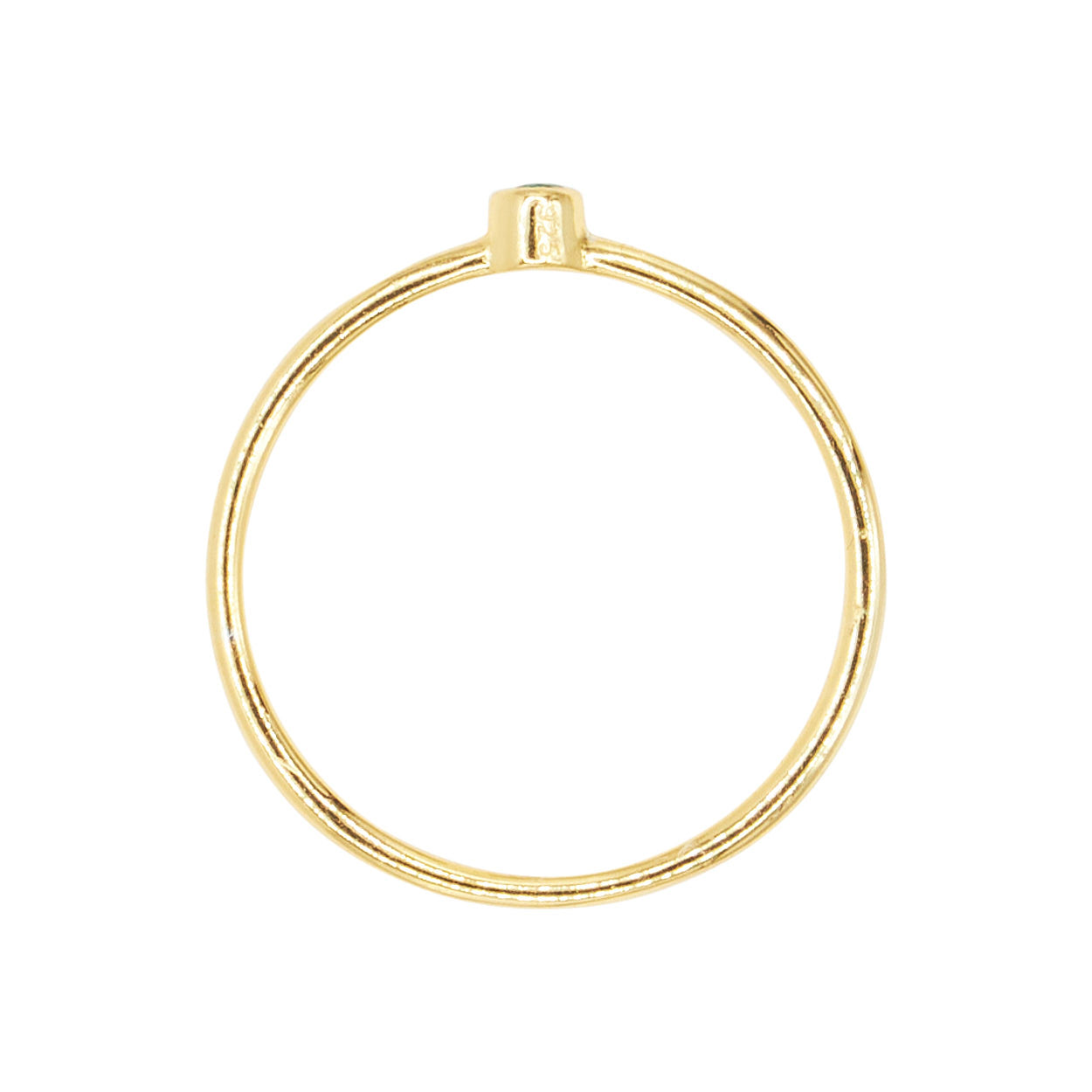 Solitaire Bezel Ring