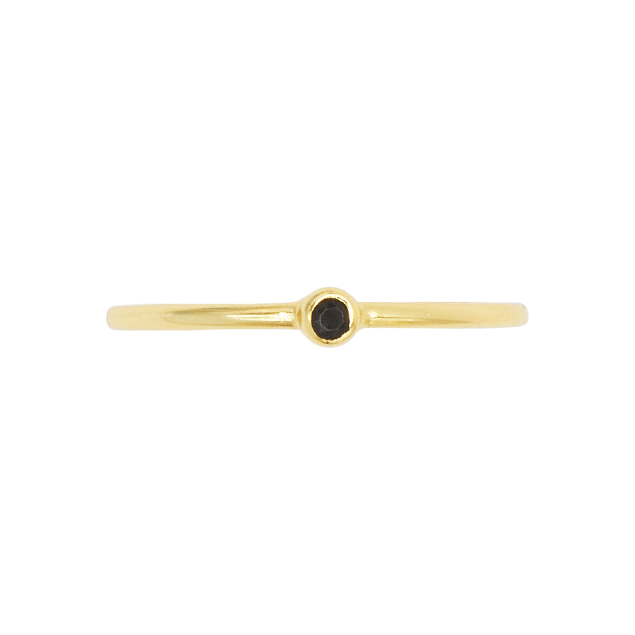 Solitaire Bezel Ring