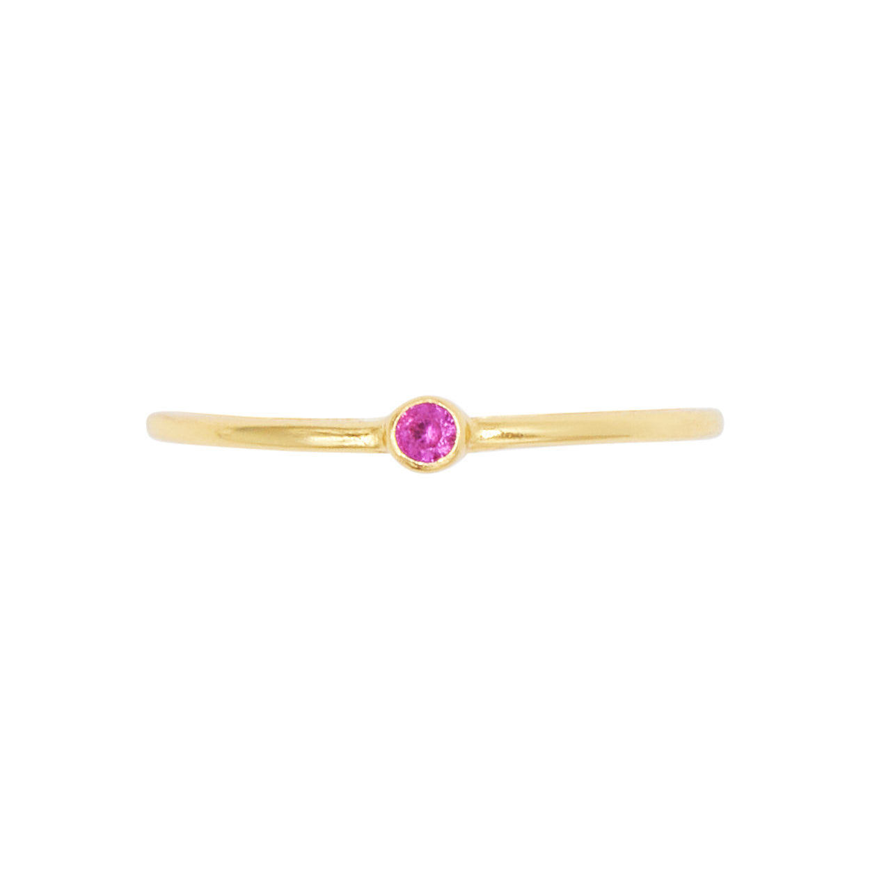 Solitaire Bezel Ring