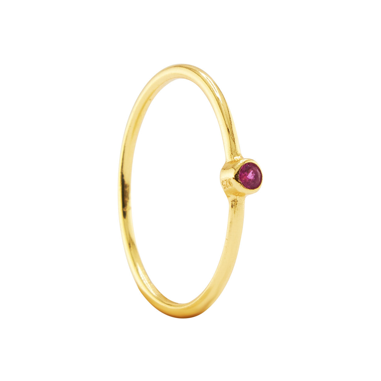 Solitaire Bezel Ring