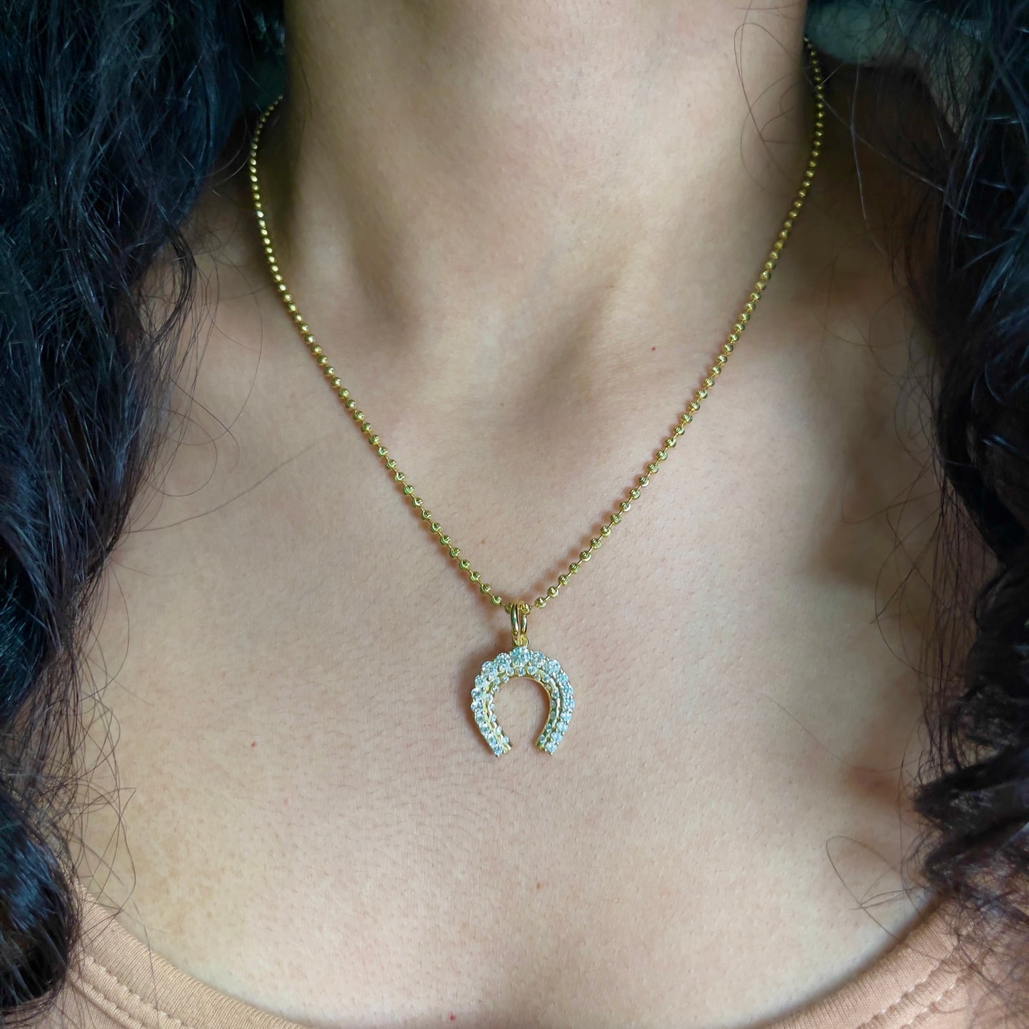 Horseshoe Stone Pendant