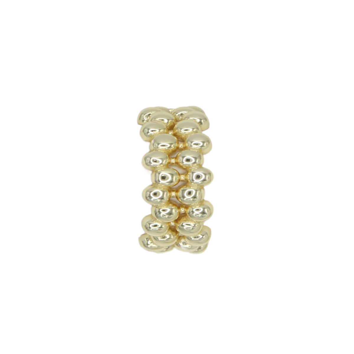 Double Row Beaded Studs
