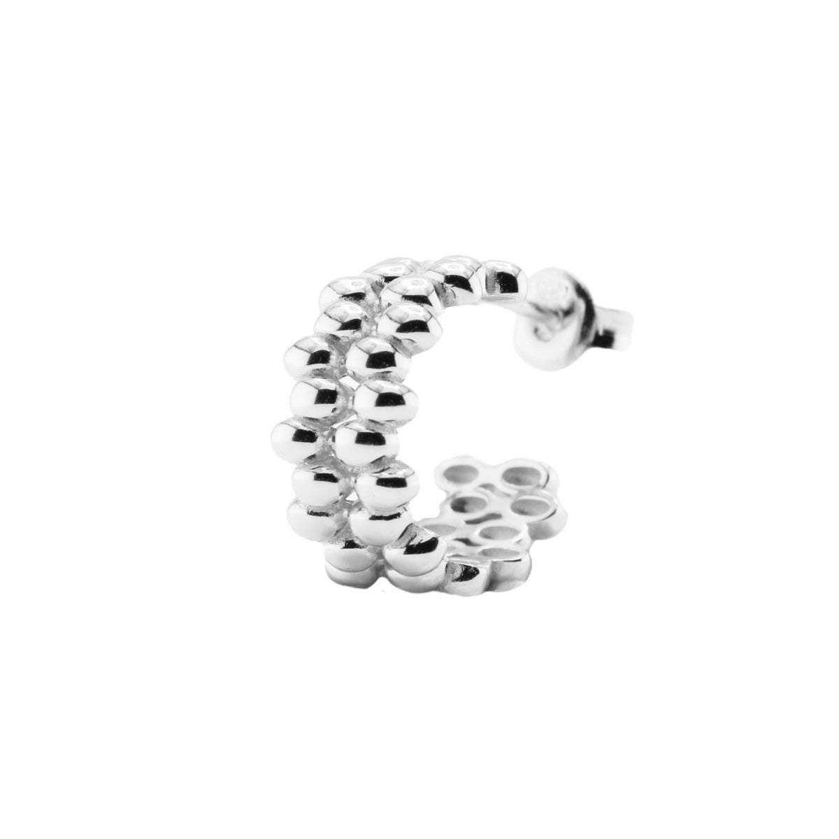 Double Row Beaded Studs