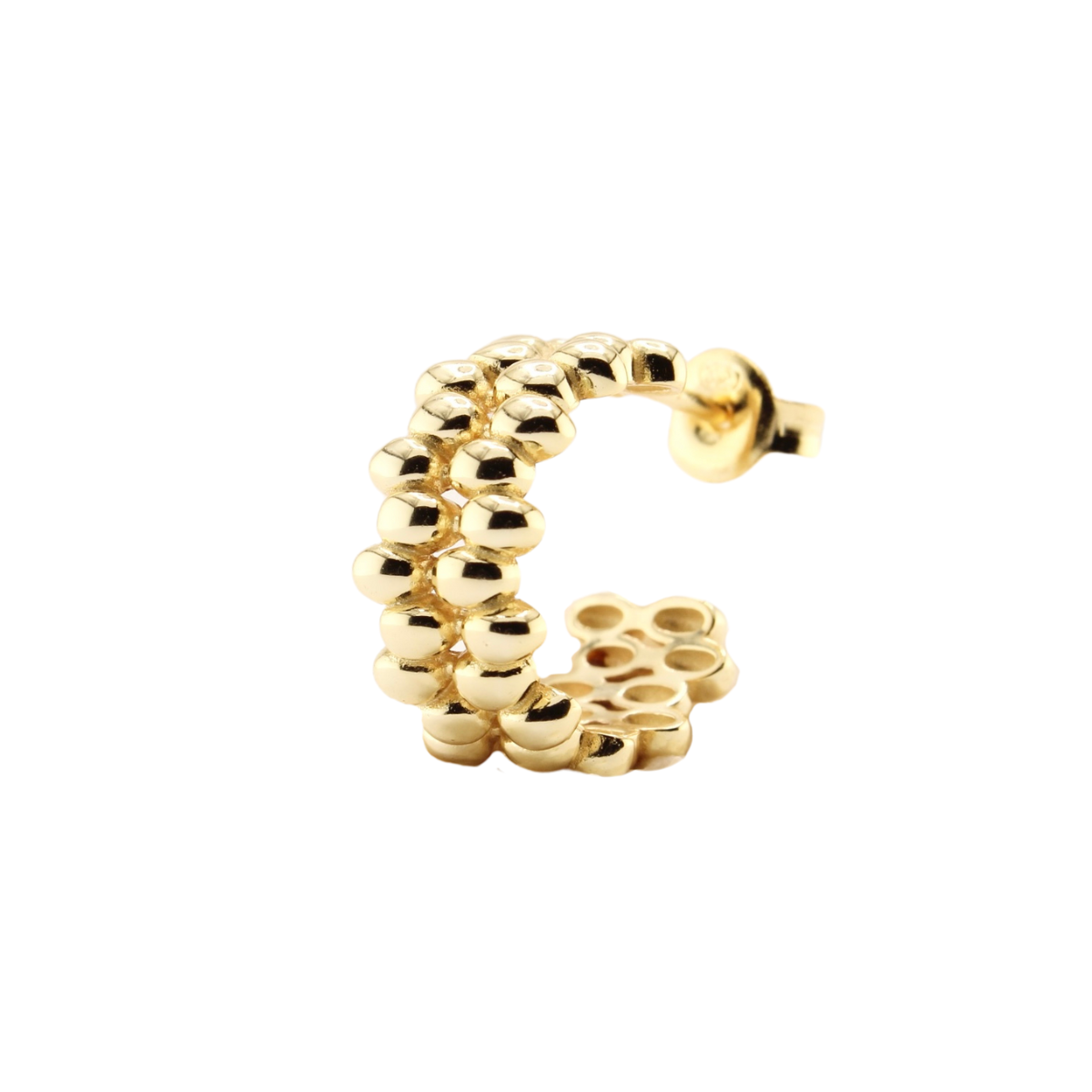 Double Row Beaded Studs