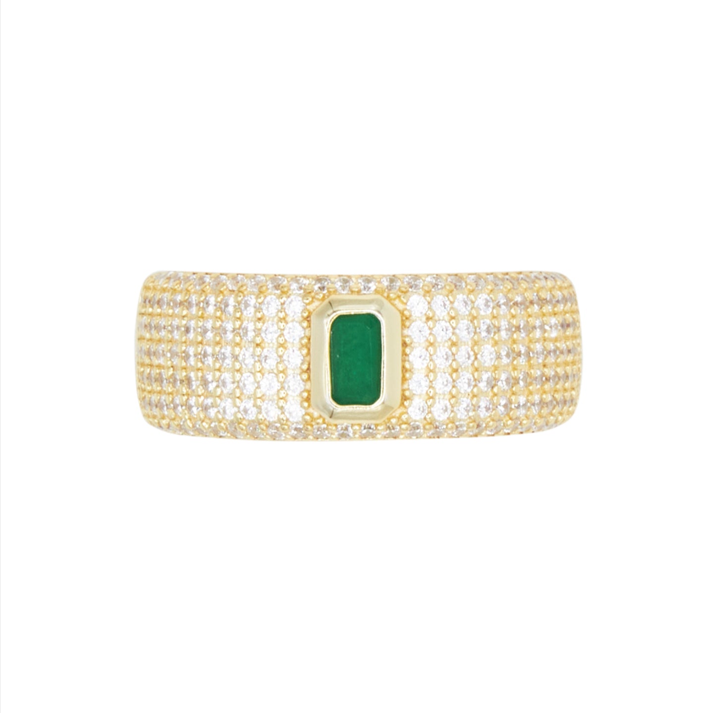 Green Emerald Ring