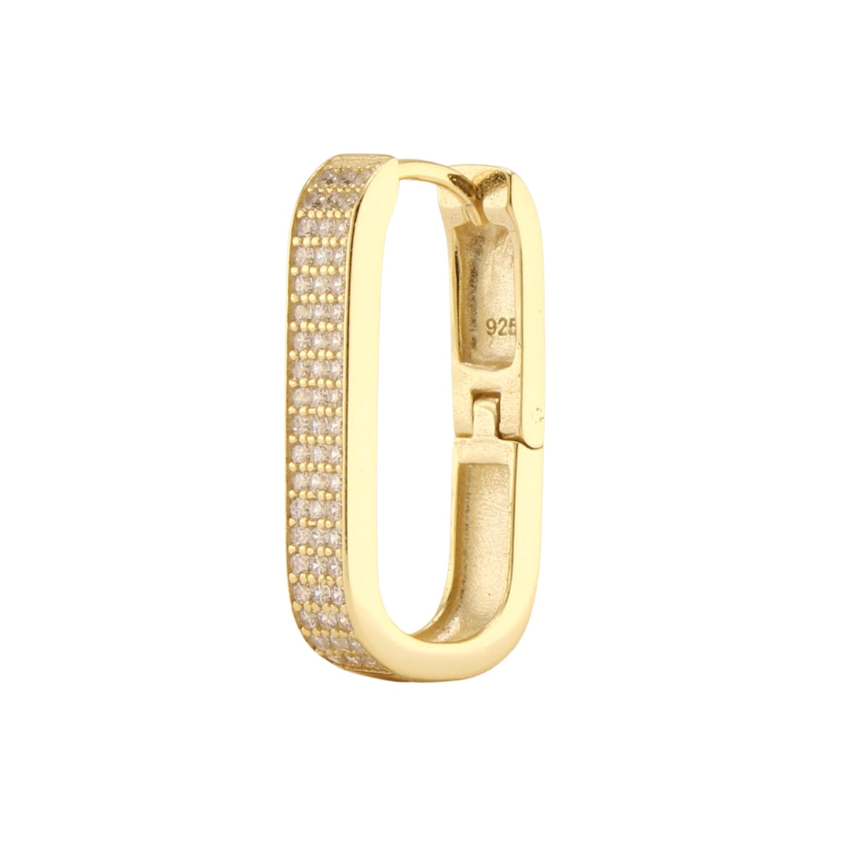Rectangle Stone Hoop