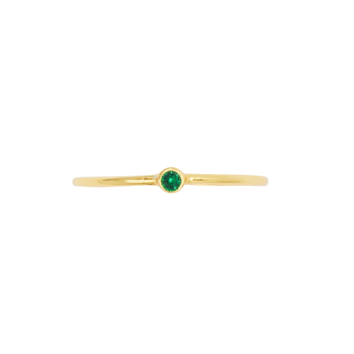 Solitaire Bezel Ring
