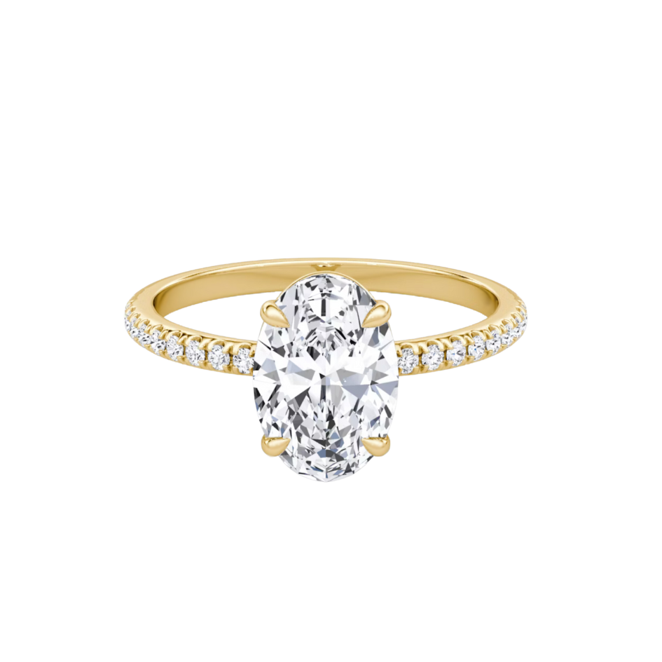 Oval Lab Grown Diamond Ring