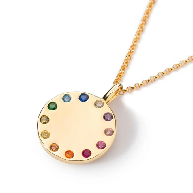 Multicolor Color Circle Charm