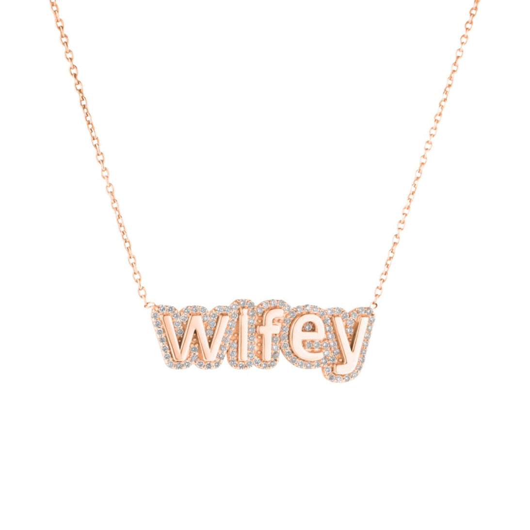 Diamond Wifey Necklace