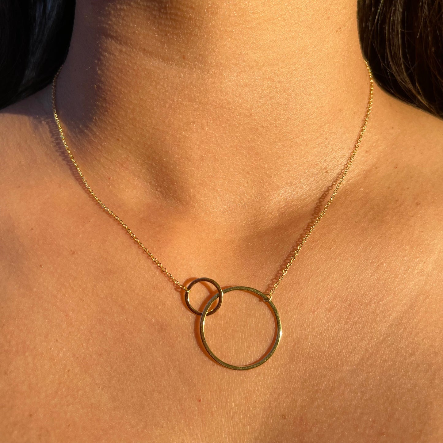 Double circle Necklace