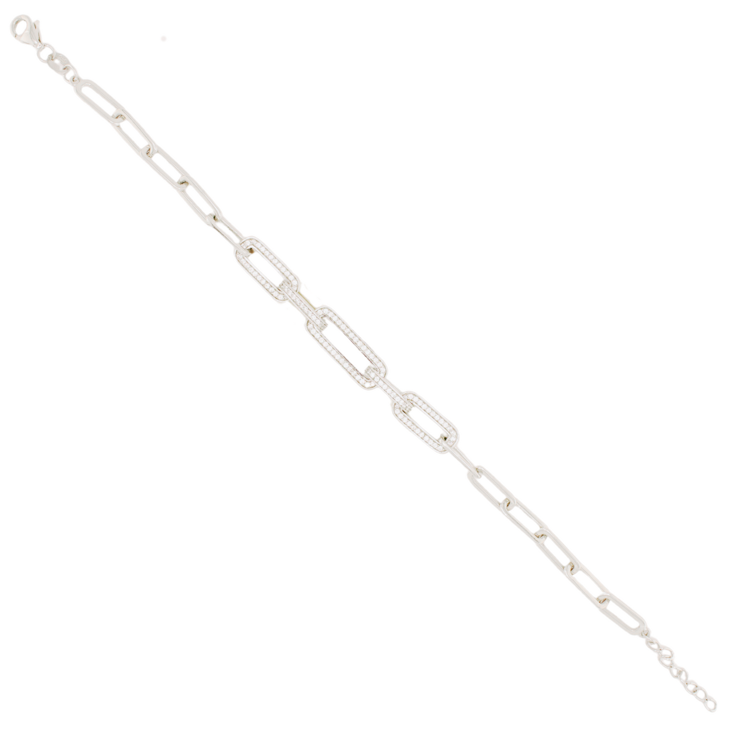Stone Paper Clip Bracelet