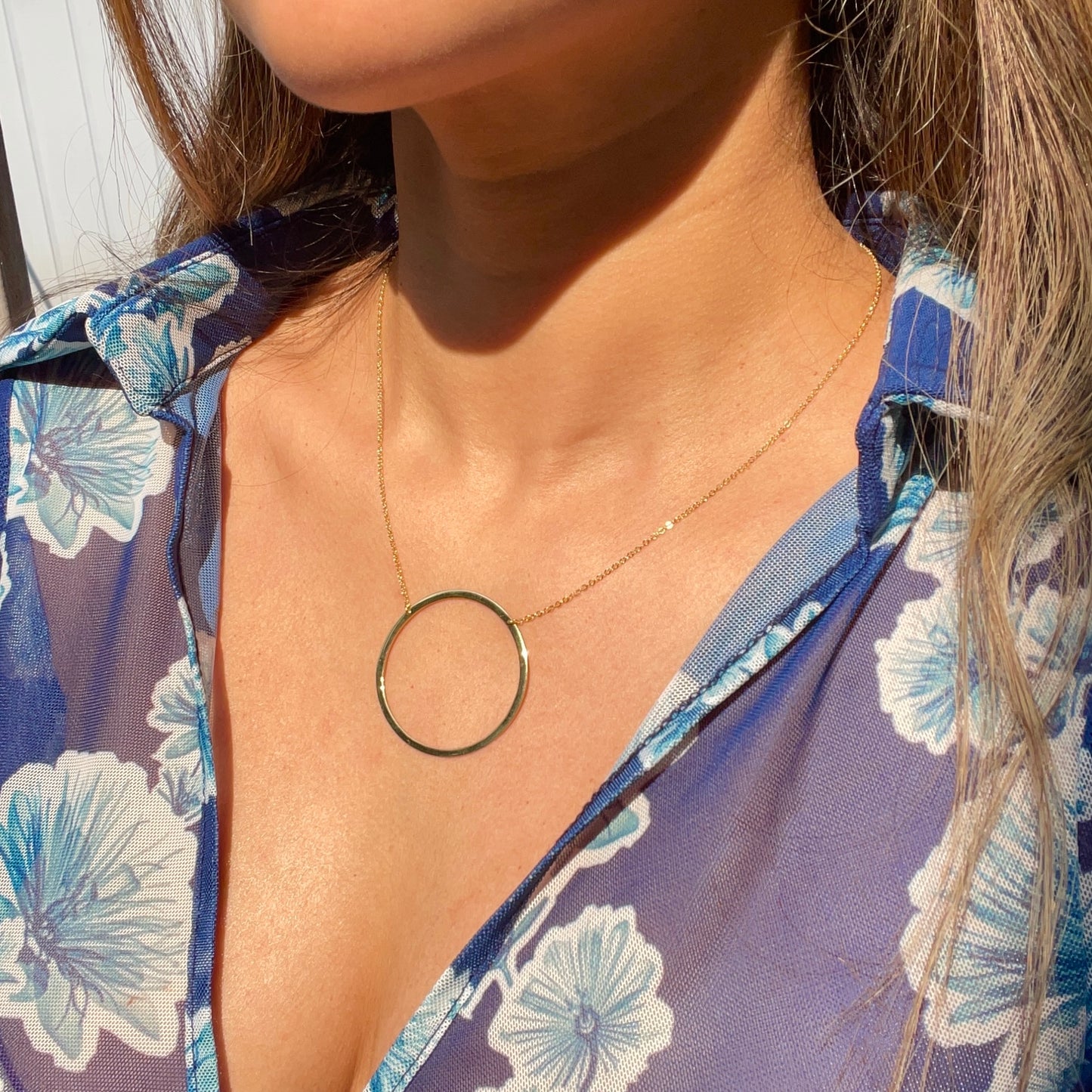 Large Circle Necklace