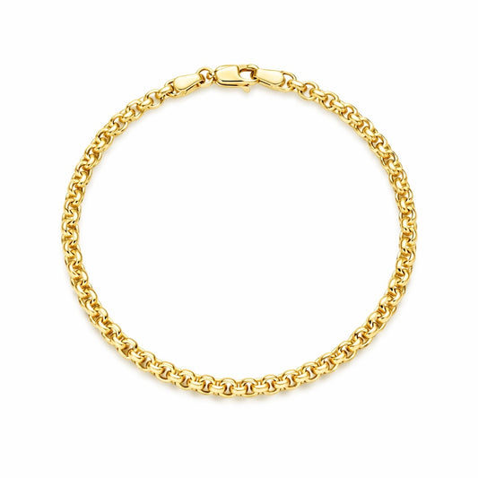 Hollow Rolo Chain Bracelet