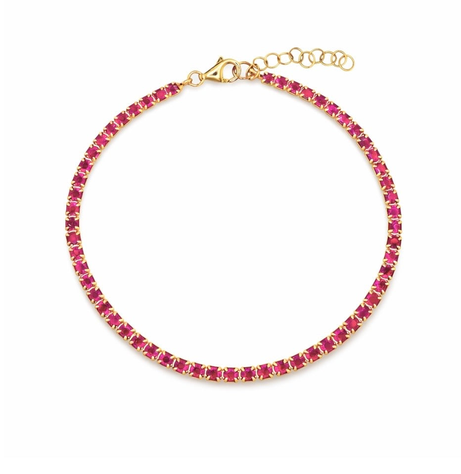 Color Tennis Bracelet