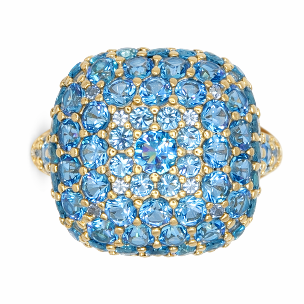Dome Gemstone Cocktail Ring
