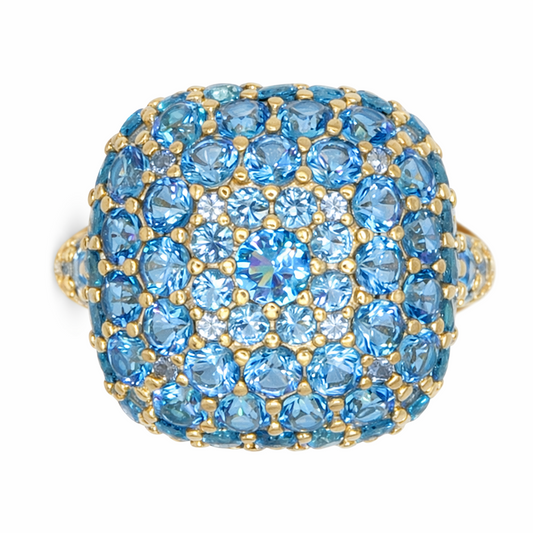Dome Gemstone Cocktail Ring