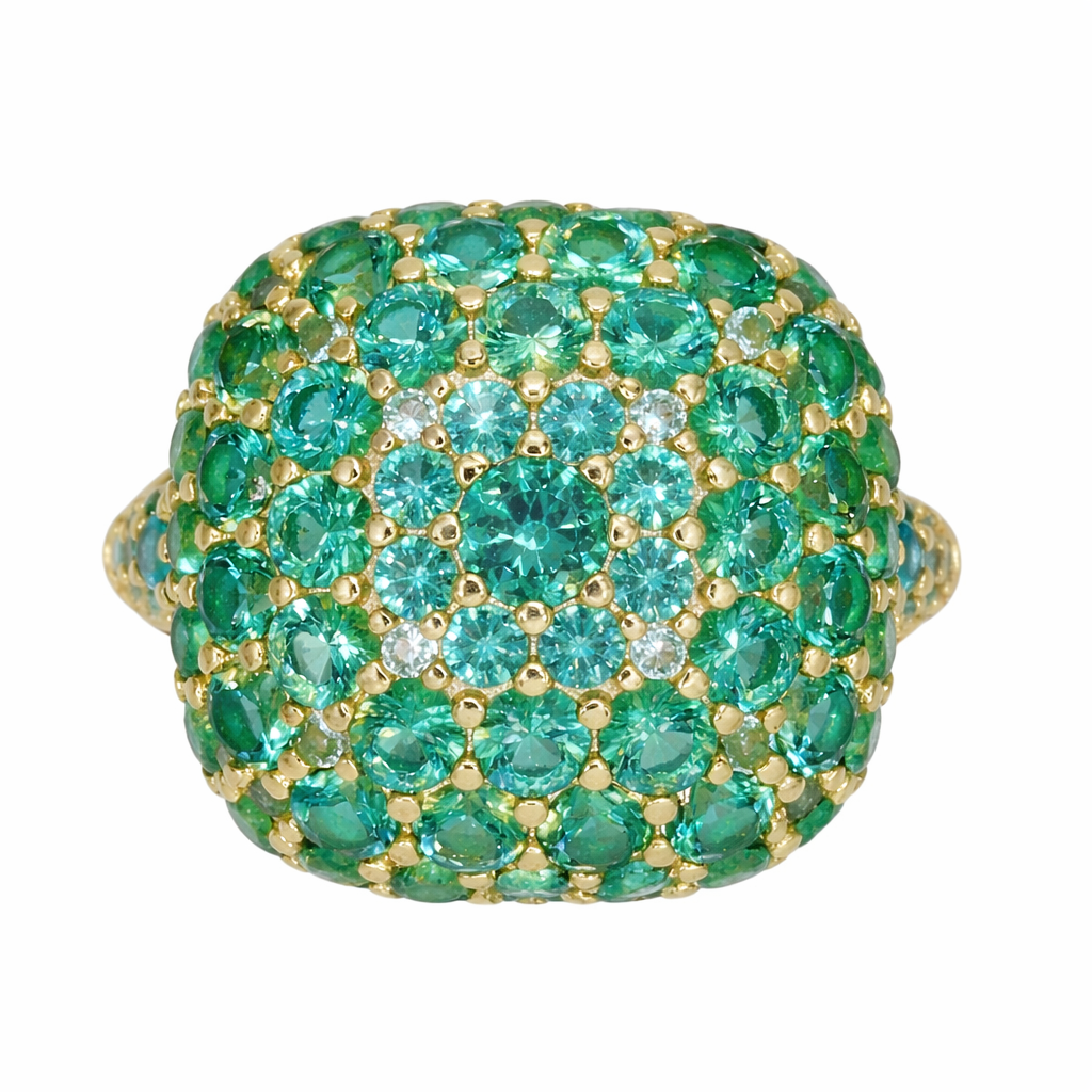 Dome Gemstone Cocktail Ring