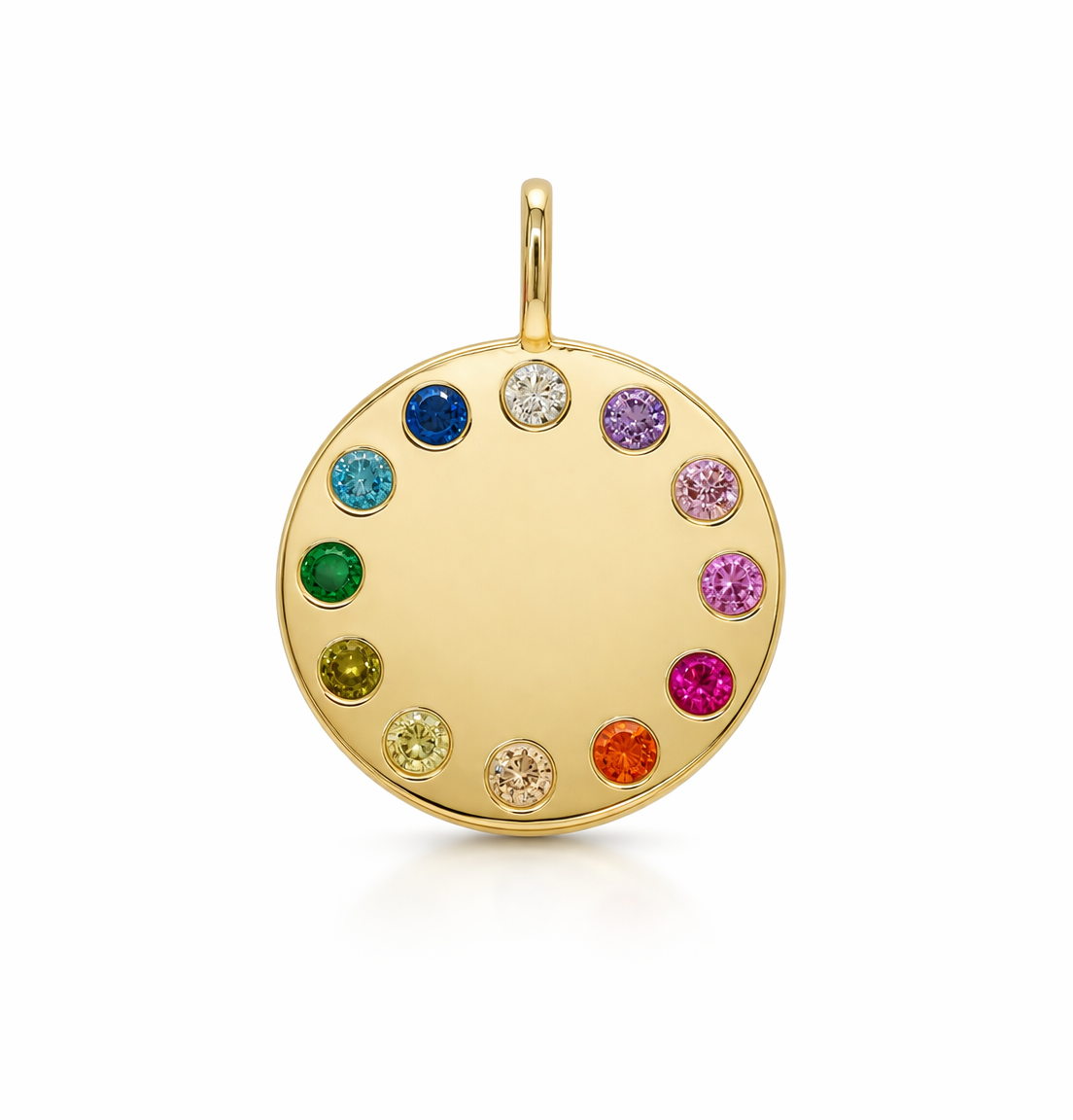 Multicolor Color Circle Charm