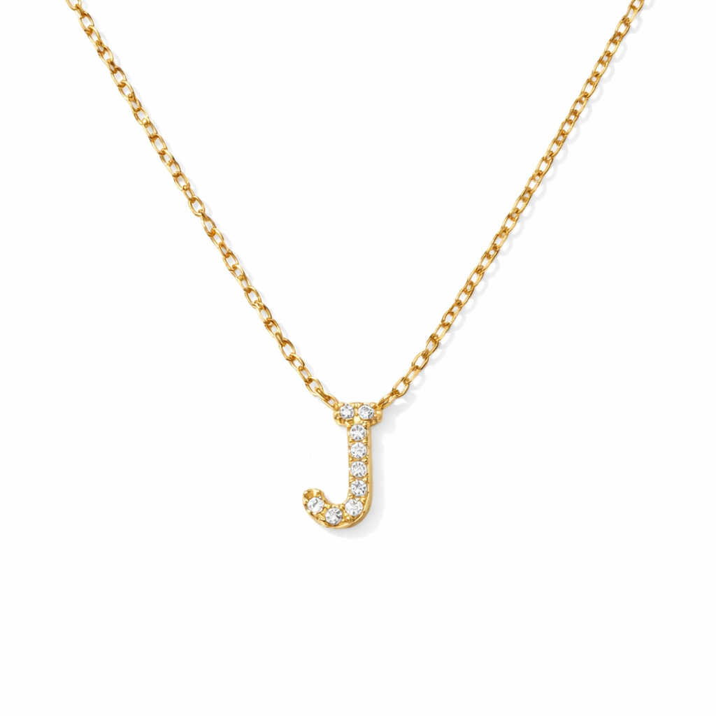 Diamond Initial Necklace