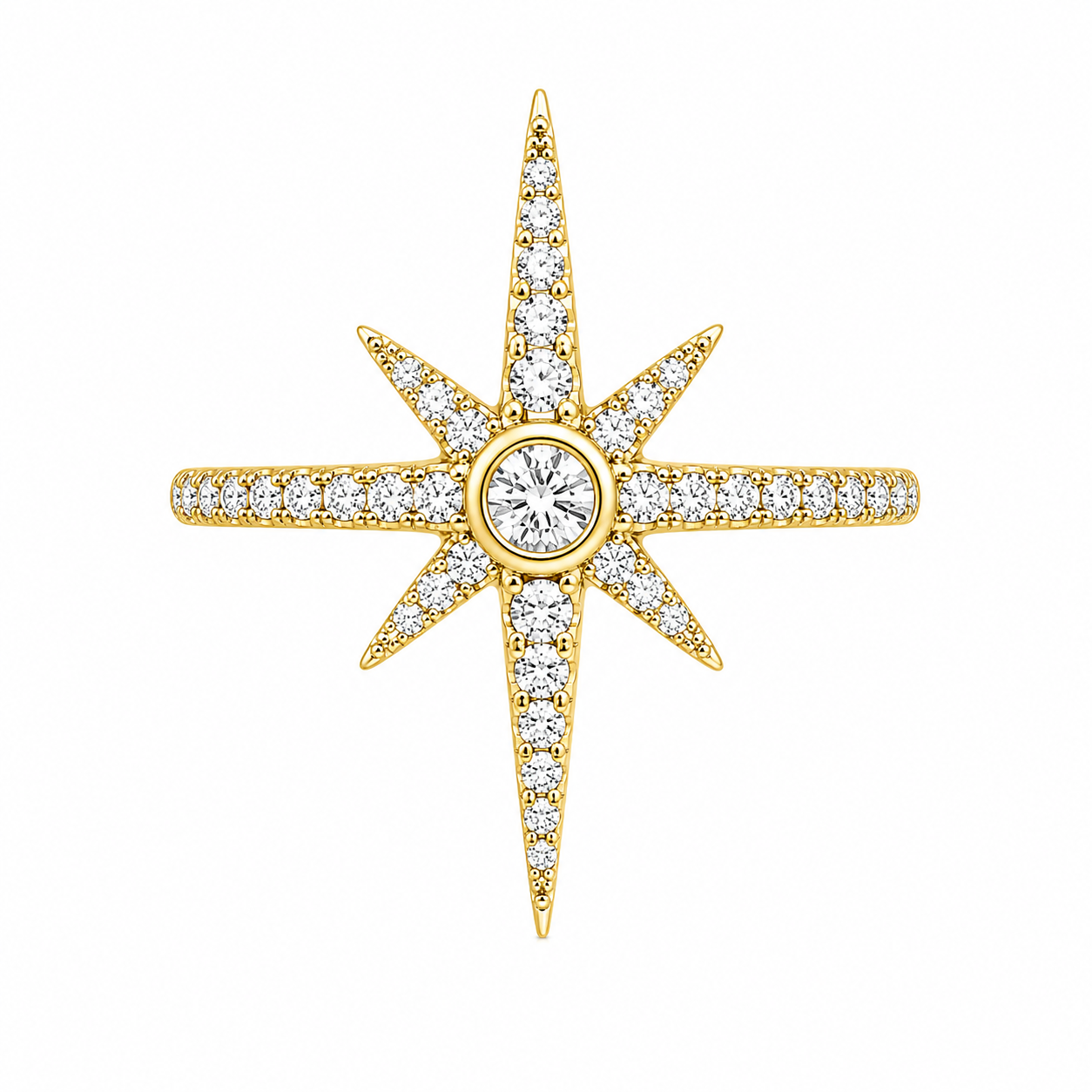 Lab Grown Diamond North Star Ring