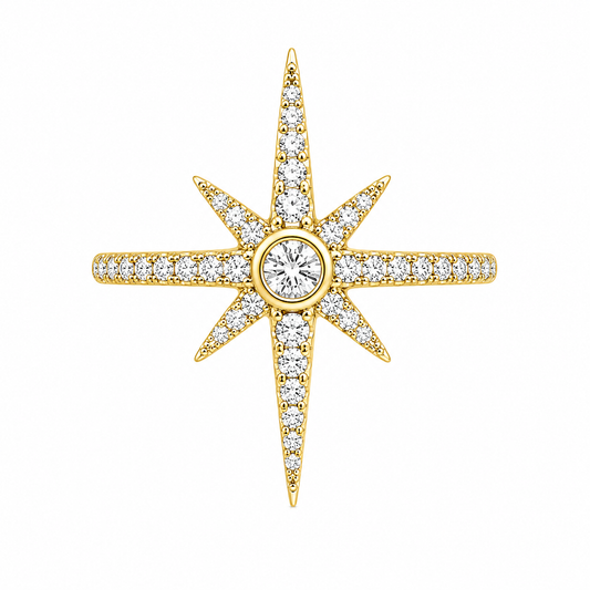 Lab Grown Diamond North Star Ring