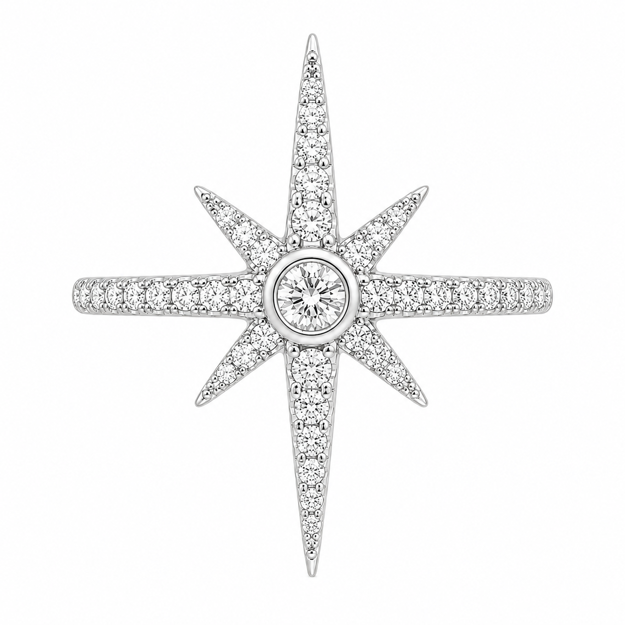 Lab Grown Diamond North Star Ring