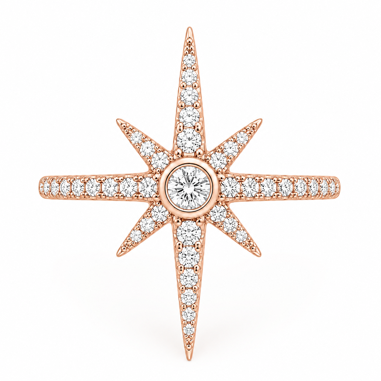 Lab Grown Diamond North Star Ring